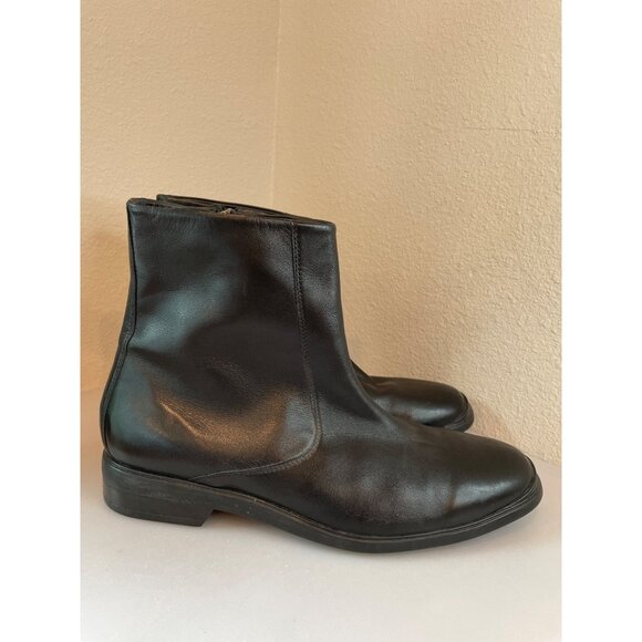 Cole Haan Nike Air Collab Black Waterproof Zip Side Boots - Picture 1 of 9